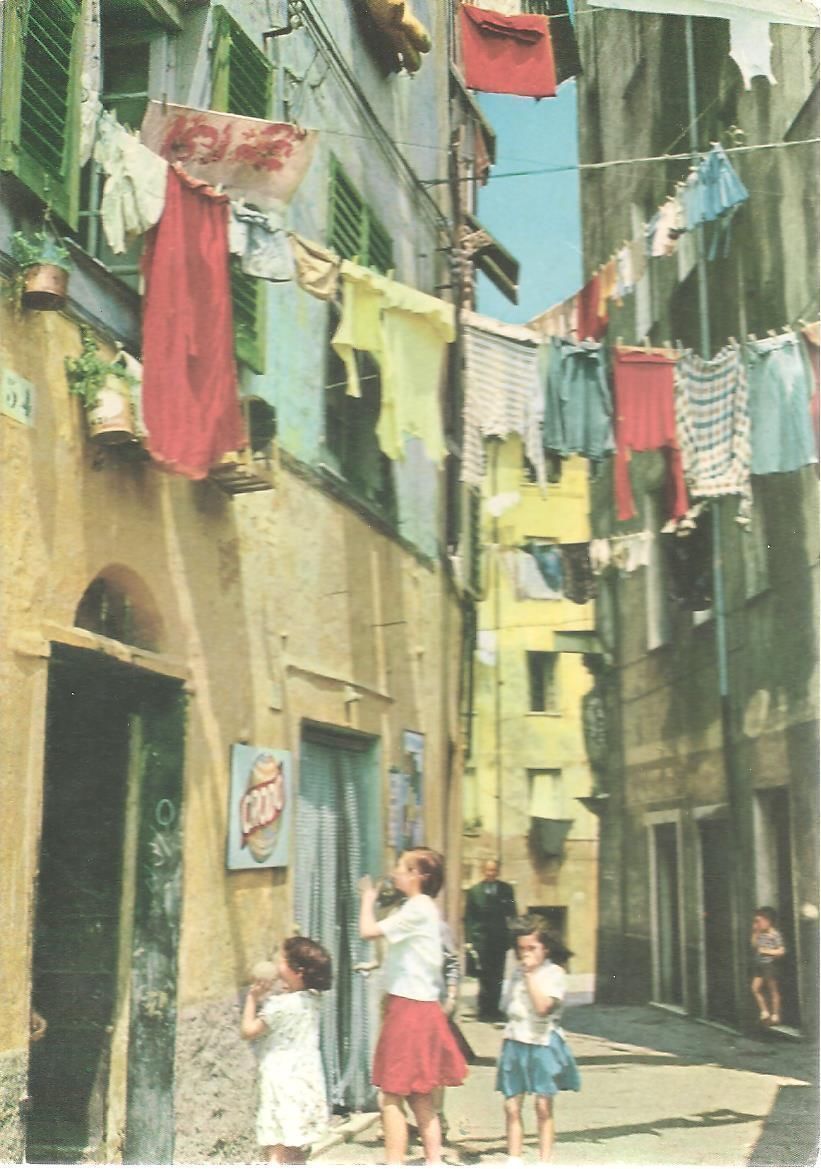 GENOVA - VICOLO CARATTERISTICO - V IN BUSTA 1962