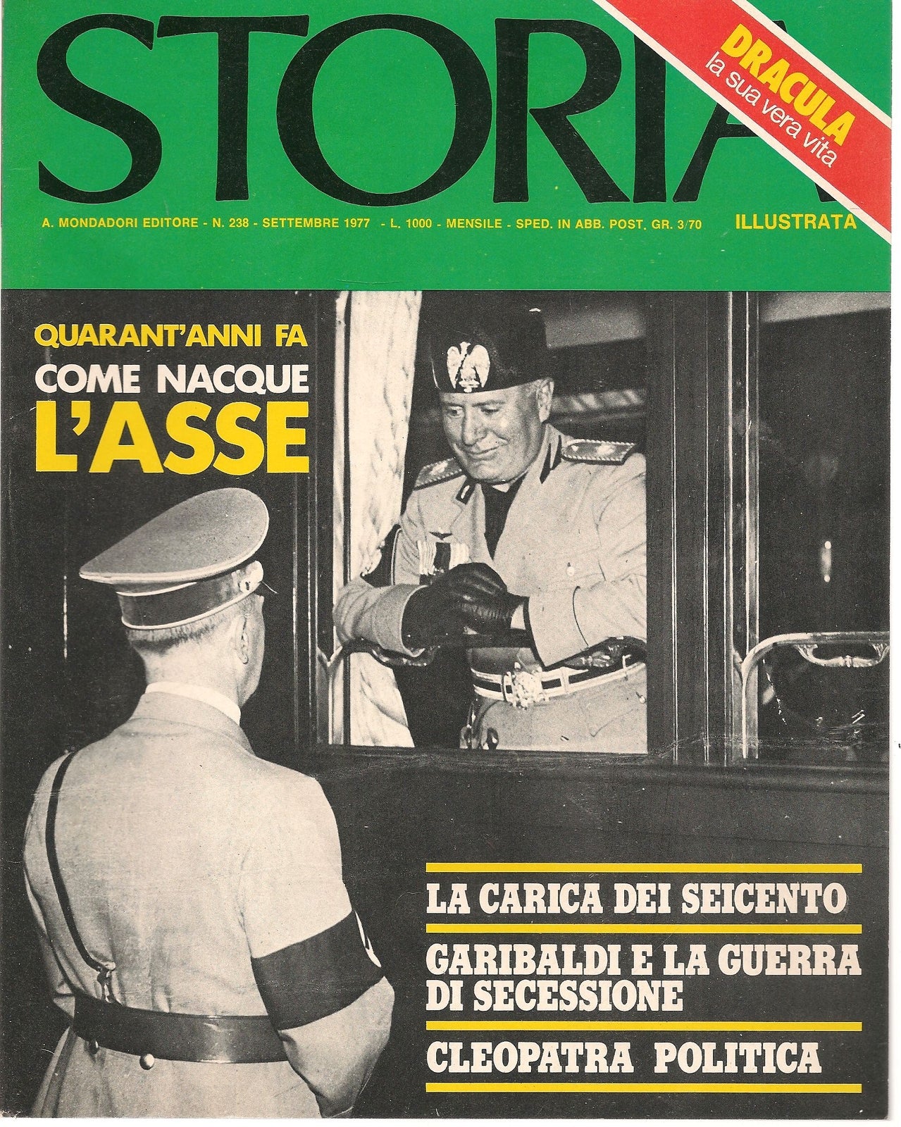STORIA ILLUSTRATA N. 238 - SETTEMBRE 1977 QUARANT'ANNI FA NACQUE L'ASSE
