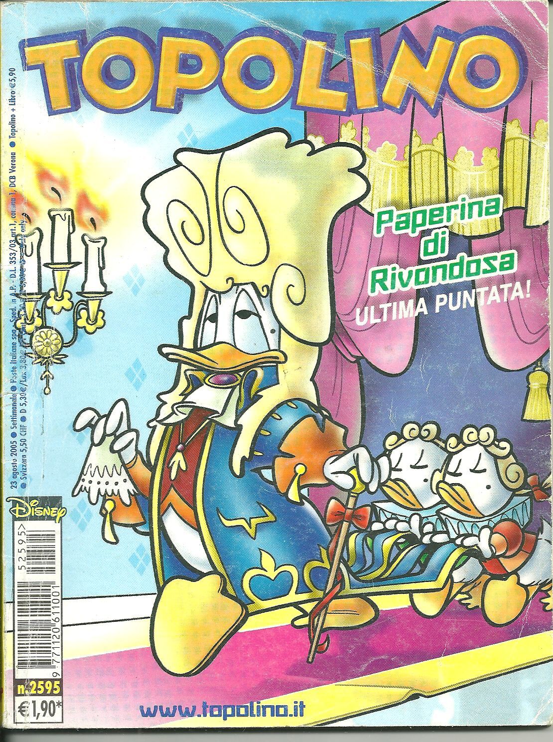 TOPOLINO N. 2595 - 23 AGOSTO 2005