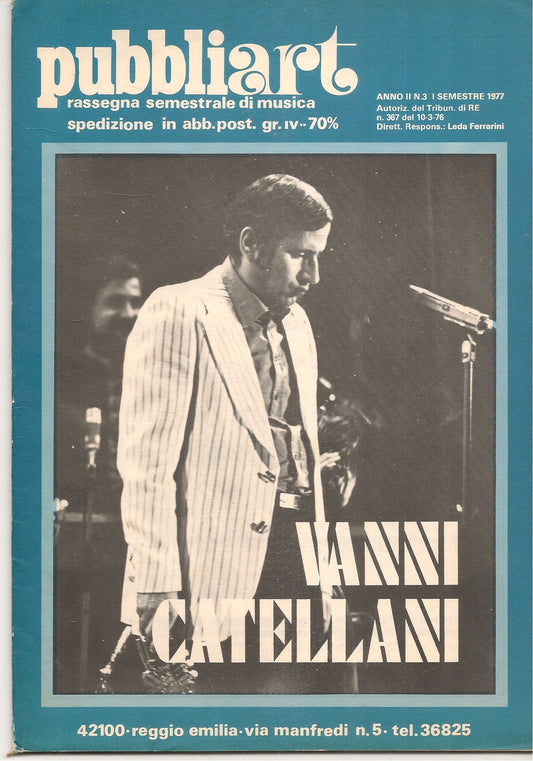 VANNI CATELLANI - OTTO BRANI - SPARTITO- SHEET-MUSIC