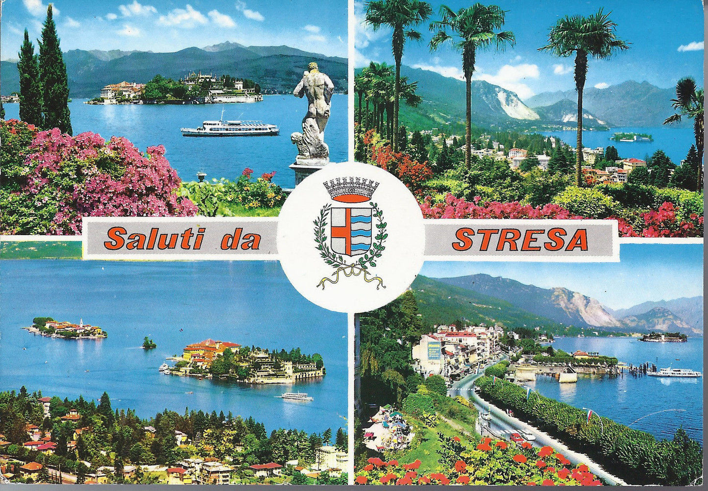 STRESA - SALUTI - 4 VEDUTE - V 1996