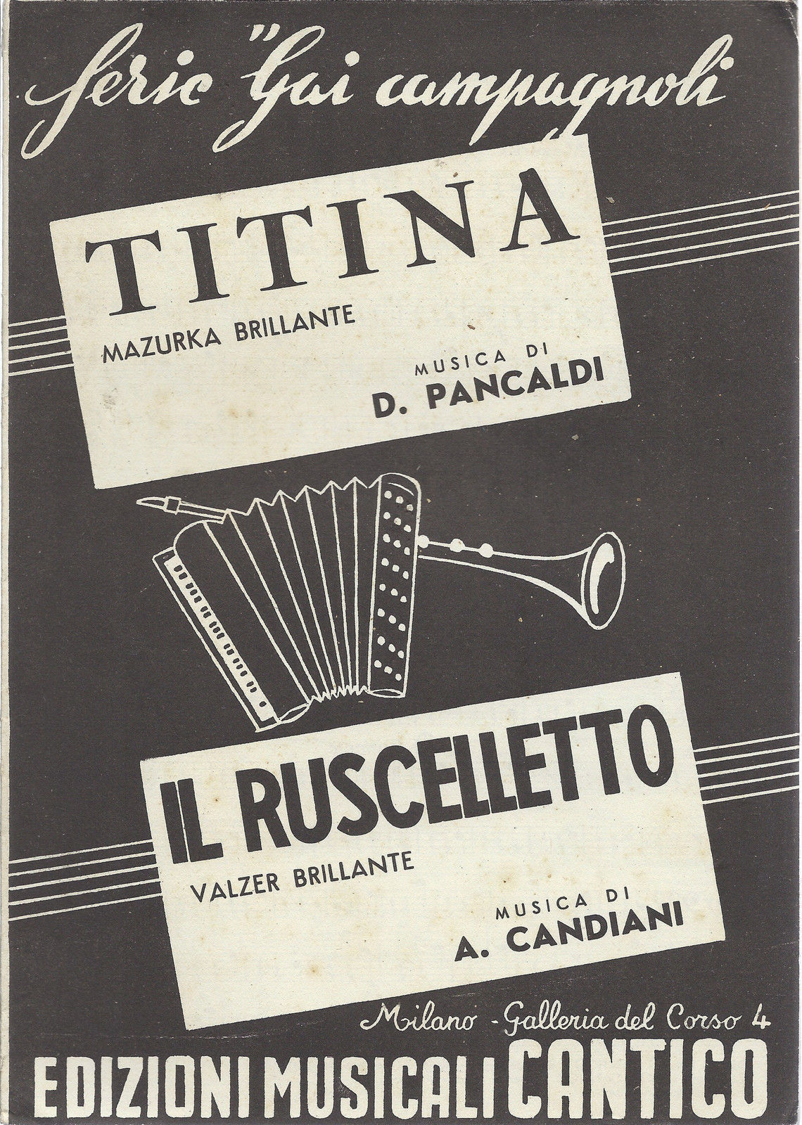 TITINA  D.Pancaldi - IL RUSCELLETTO  A.Candiani # SPARTITO