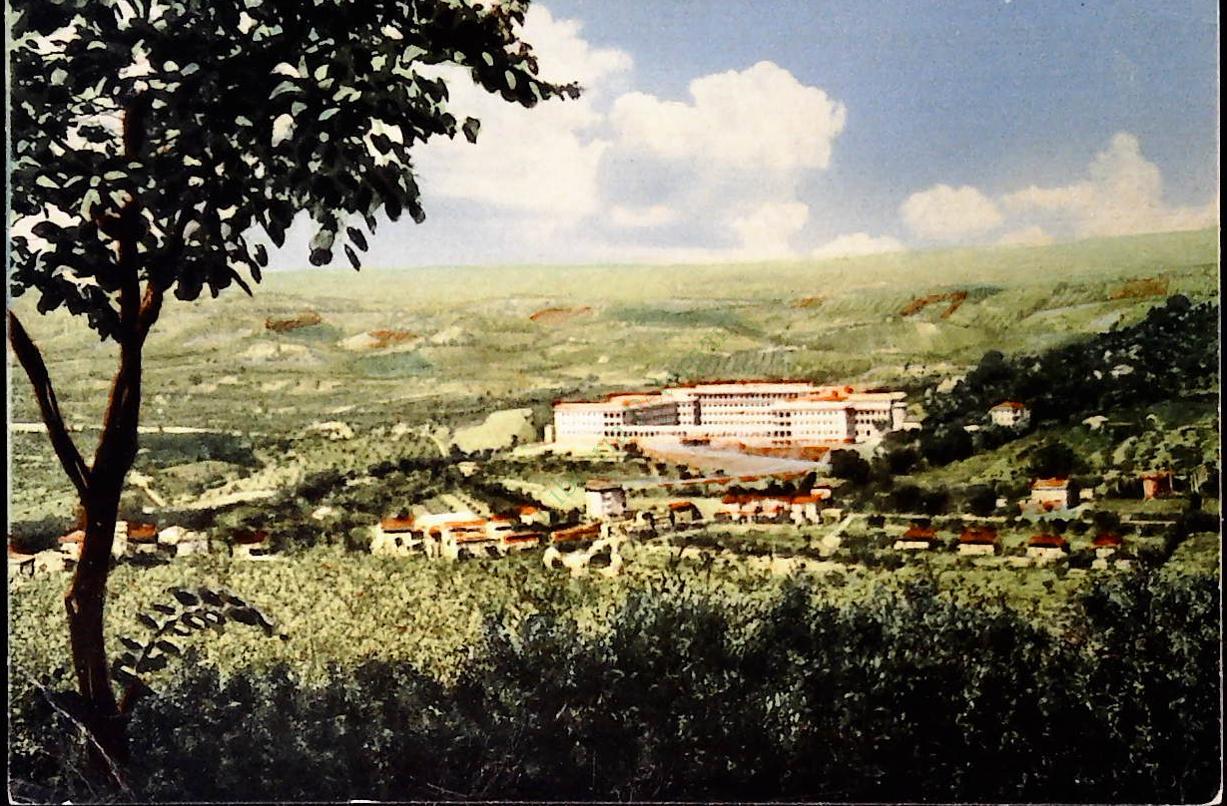 FERMO - SEMINARIO ARCIVESCOVILE - V1960 - ACQUARELLATA-DISEGNATA