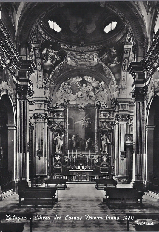 BOLOGNA - CHIESA DEL CORPUS DOMINI - INTERNO - NV - FG