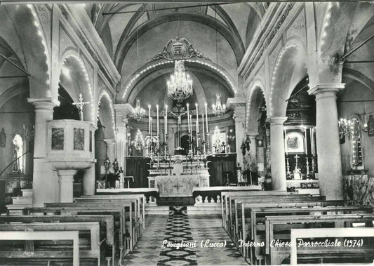 LEVIGLIANI INTERNO CHIESA PARROCCHIALE - NV
