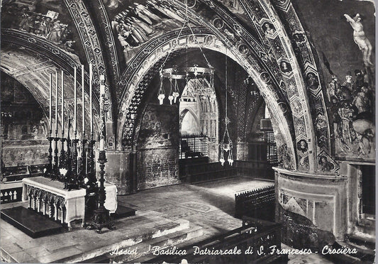 ASSISI - BASILICA PATRIARCALE DI S. FRANCESCO - CROCIERA - N