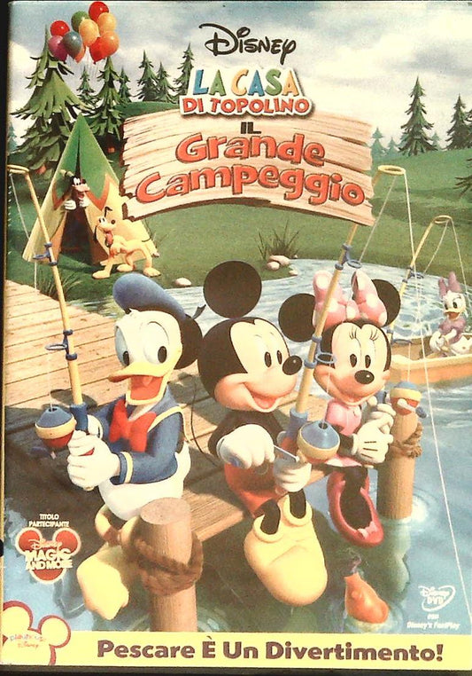 PESCARE E' UN DIVERTIMENTO - LA CASA DI TOPOLINO - DVD