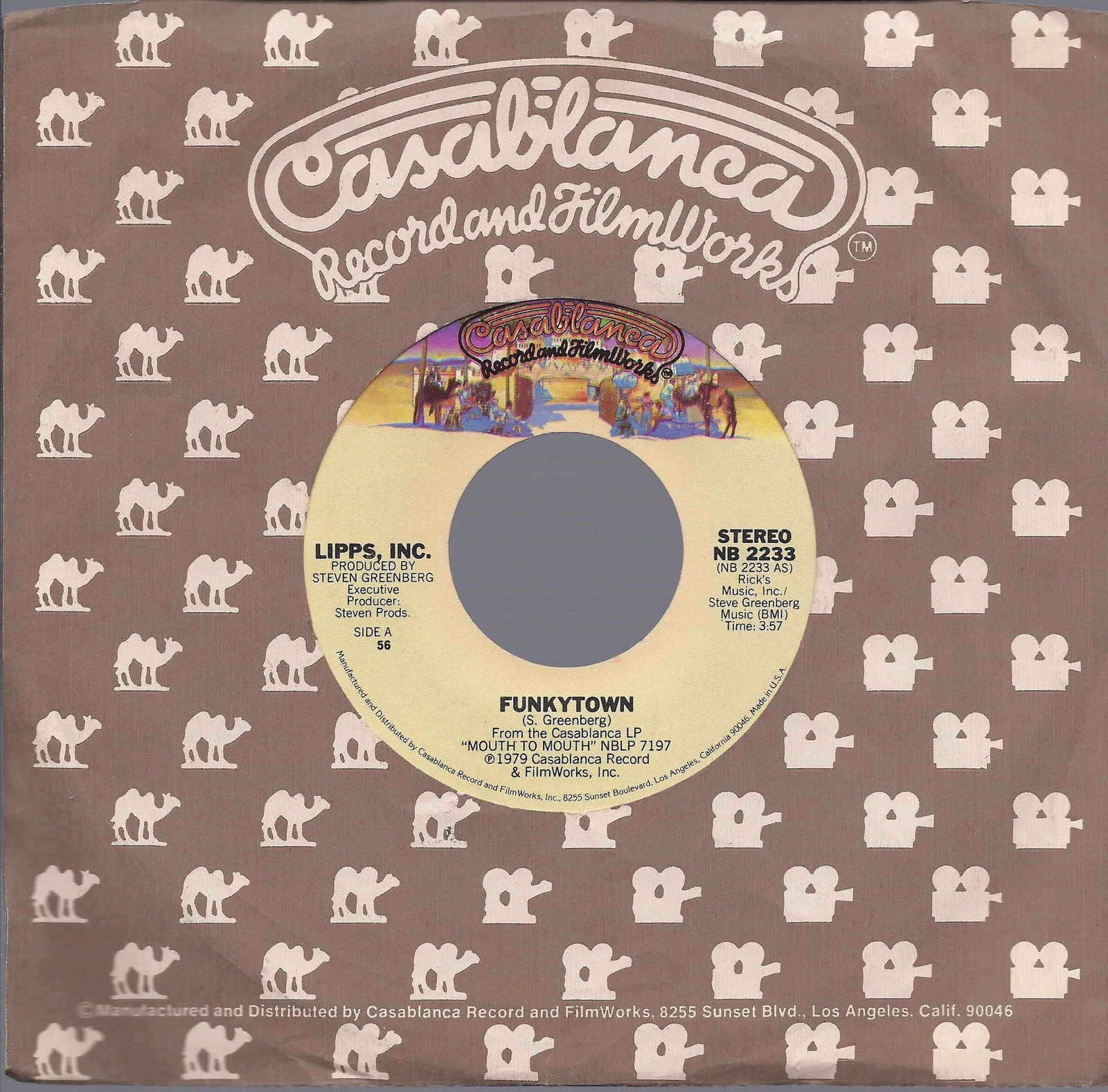 FUNKYTOWN - ALL NIGHT DANCING - LIPPS, INC.  - USA  1979