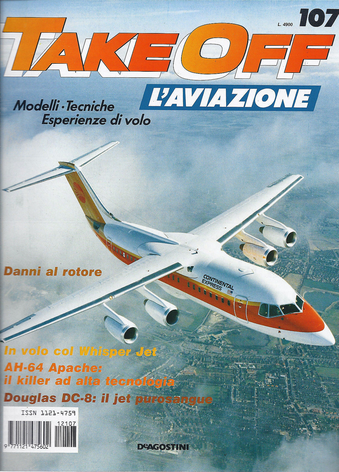 TAKE OFF  L'AVIAZIONE - fascicolo 107