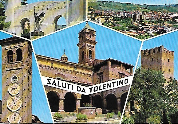 SALUTI DA TOLENTINO - 5 IMMAGINI - V1990