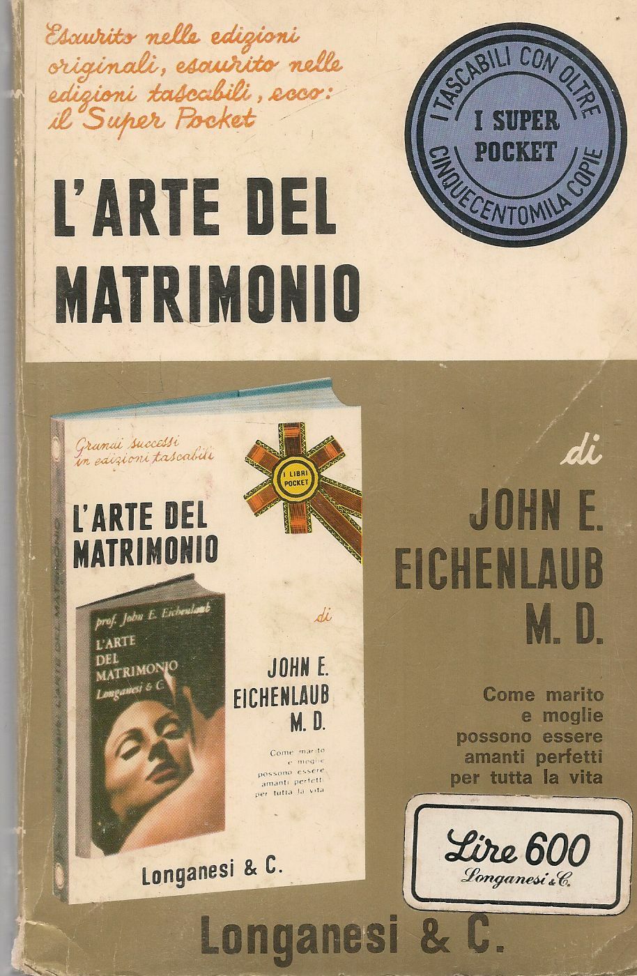 L'ARTE DEL MATRIMONIO - JOHN EICHENLAUB M.D.