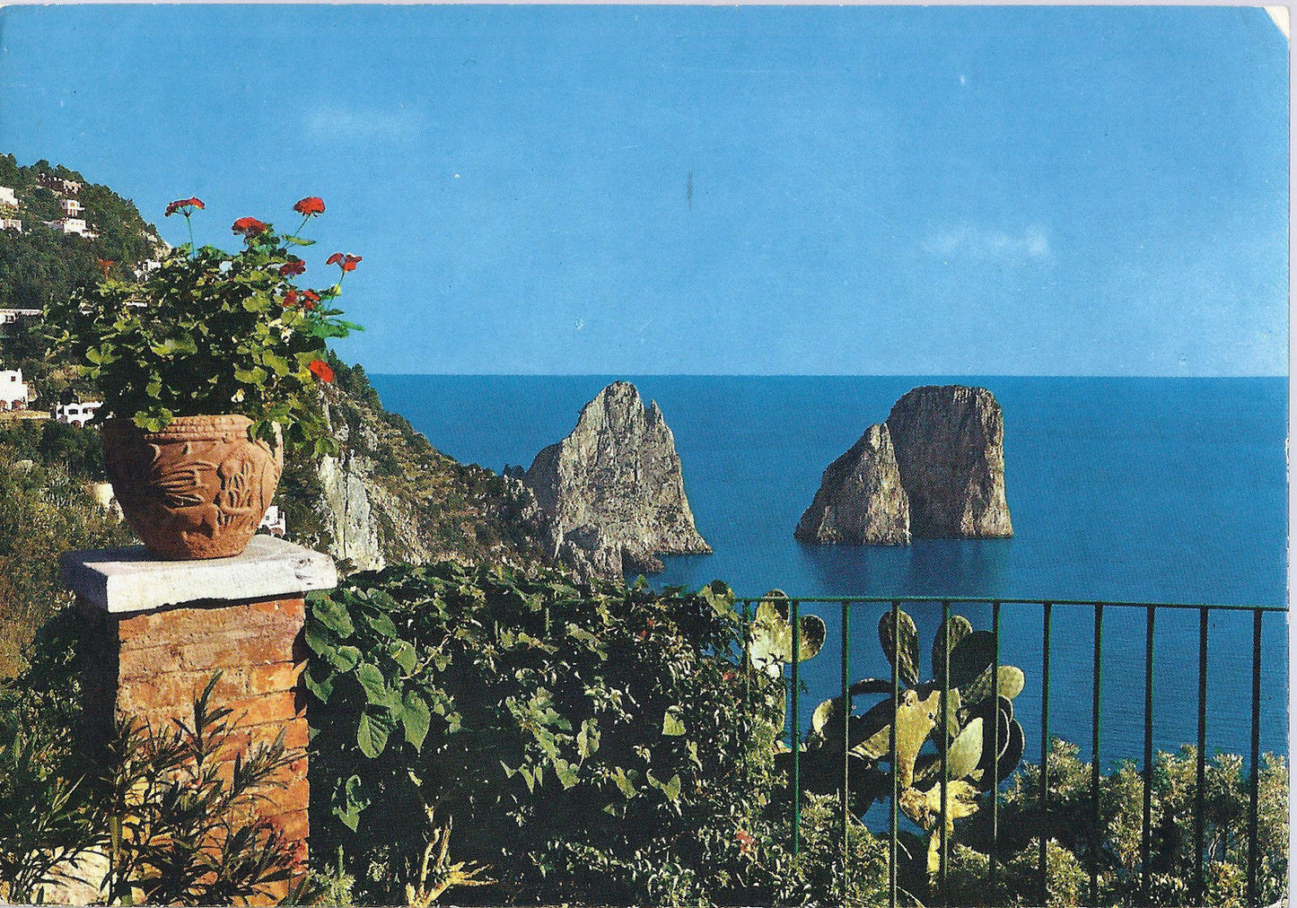 CAPRI - I FARAGLIONI E PUNTA TRAGARA - V 1968 - FG