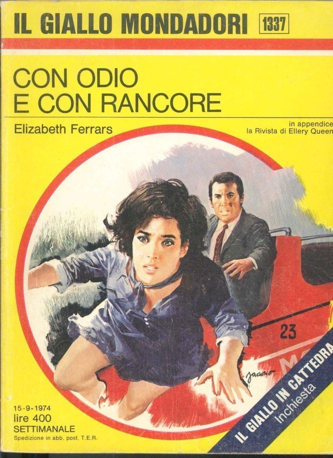 CON ODIO E CON RANCORE - ELIZABETH FERRARS - GIALLO MONDADORI N. 1337