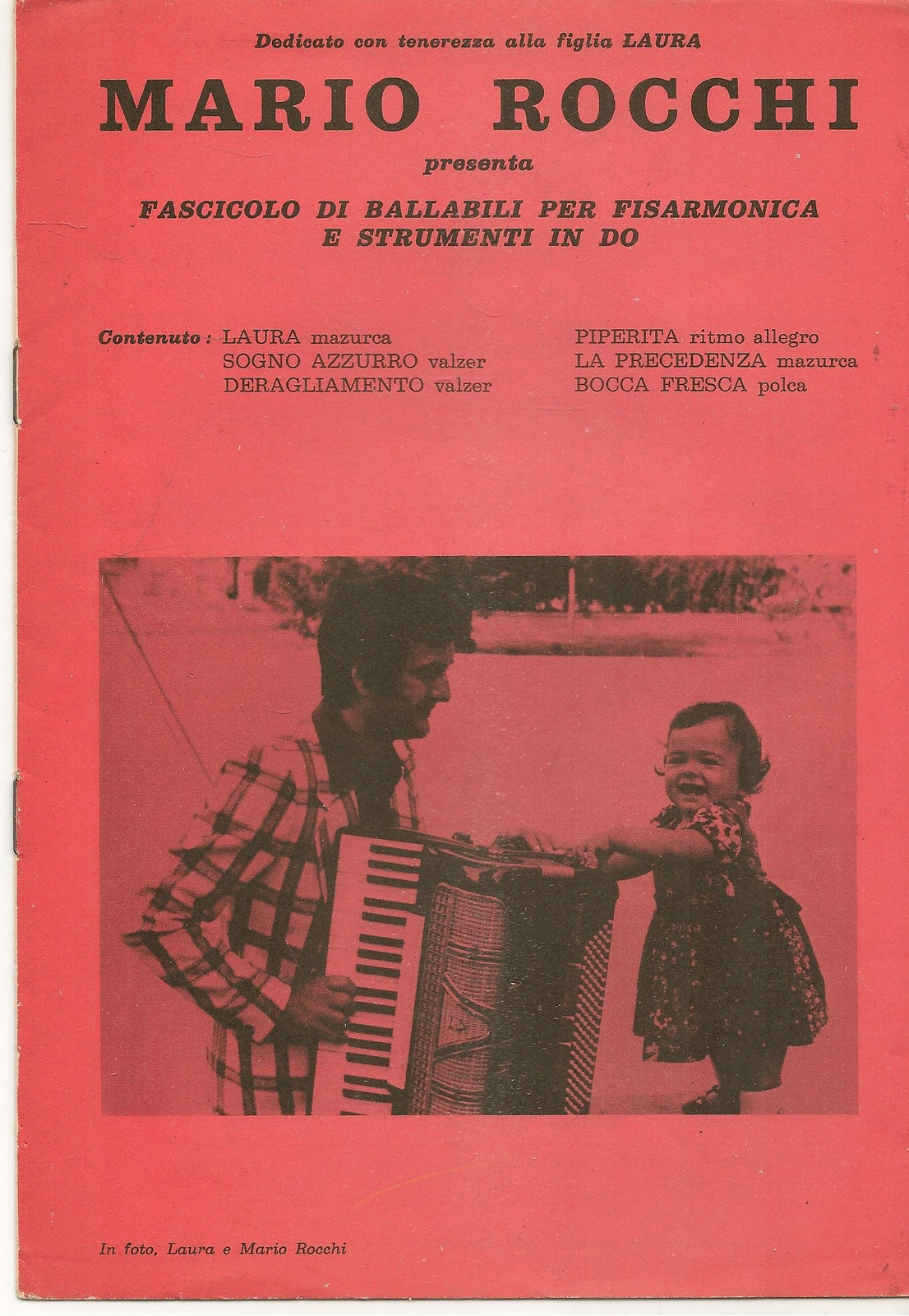 MARIO ROCCHI - SEI BRANI PER FISARMONICA - SPARTITO-SHEET MUSIC