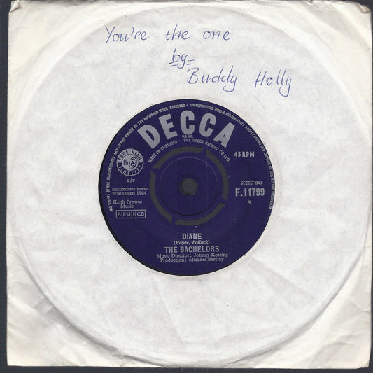 DIANE - THE STARS WILL REMEMBER -- THE BACHELORS