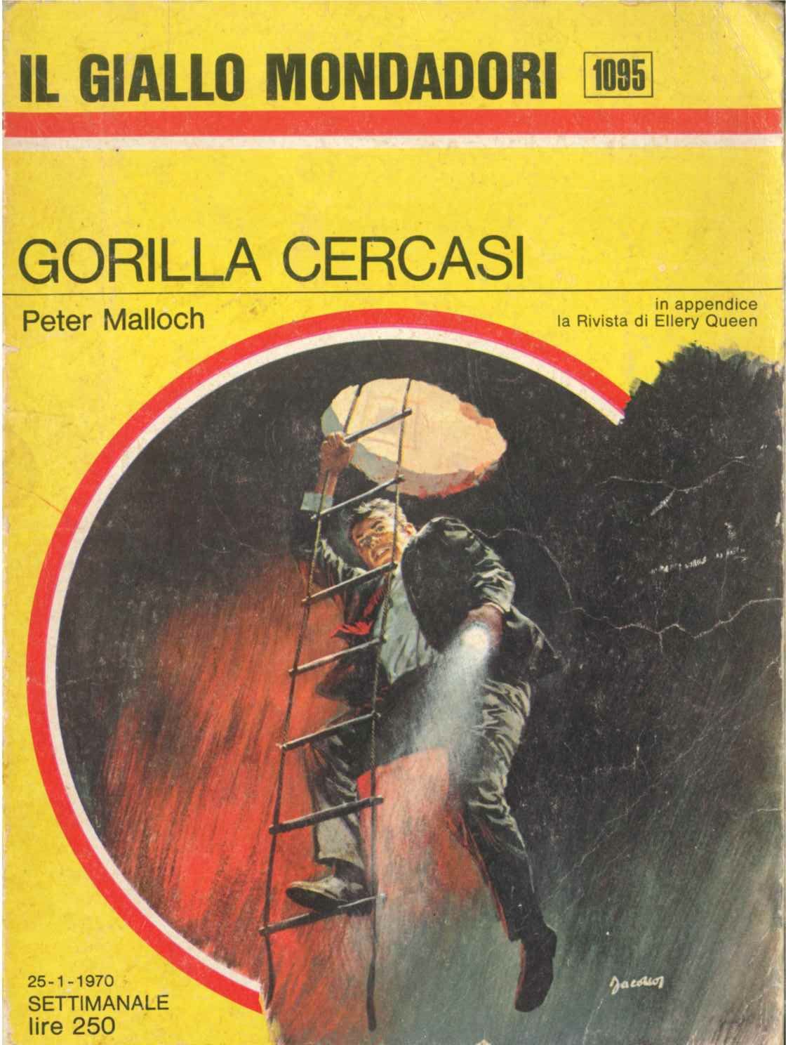 GORILLA CERCASI - PETER MALLOCH - IL GIALLO MONDADORI N. 1095