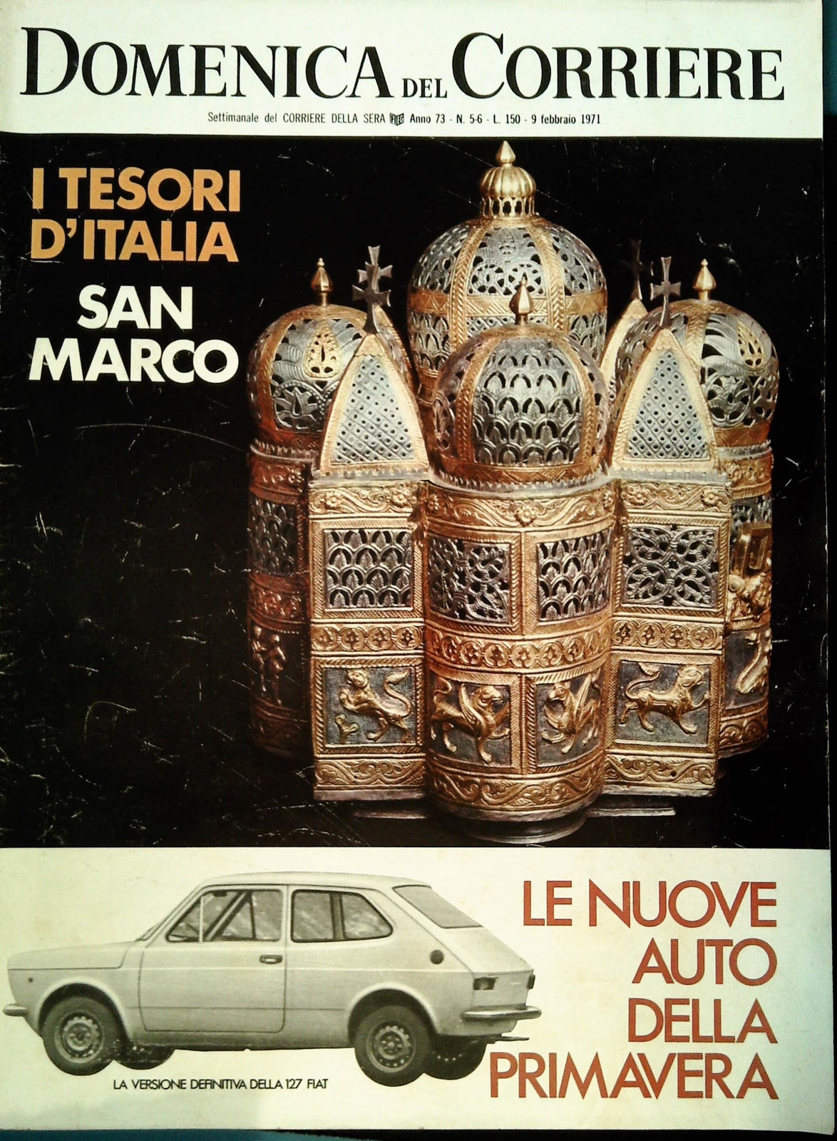 DOMENICA DEL CORRIERE 9 FEBBRAIO 1971