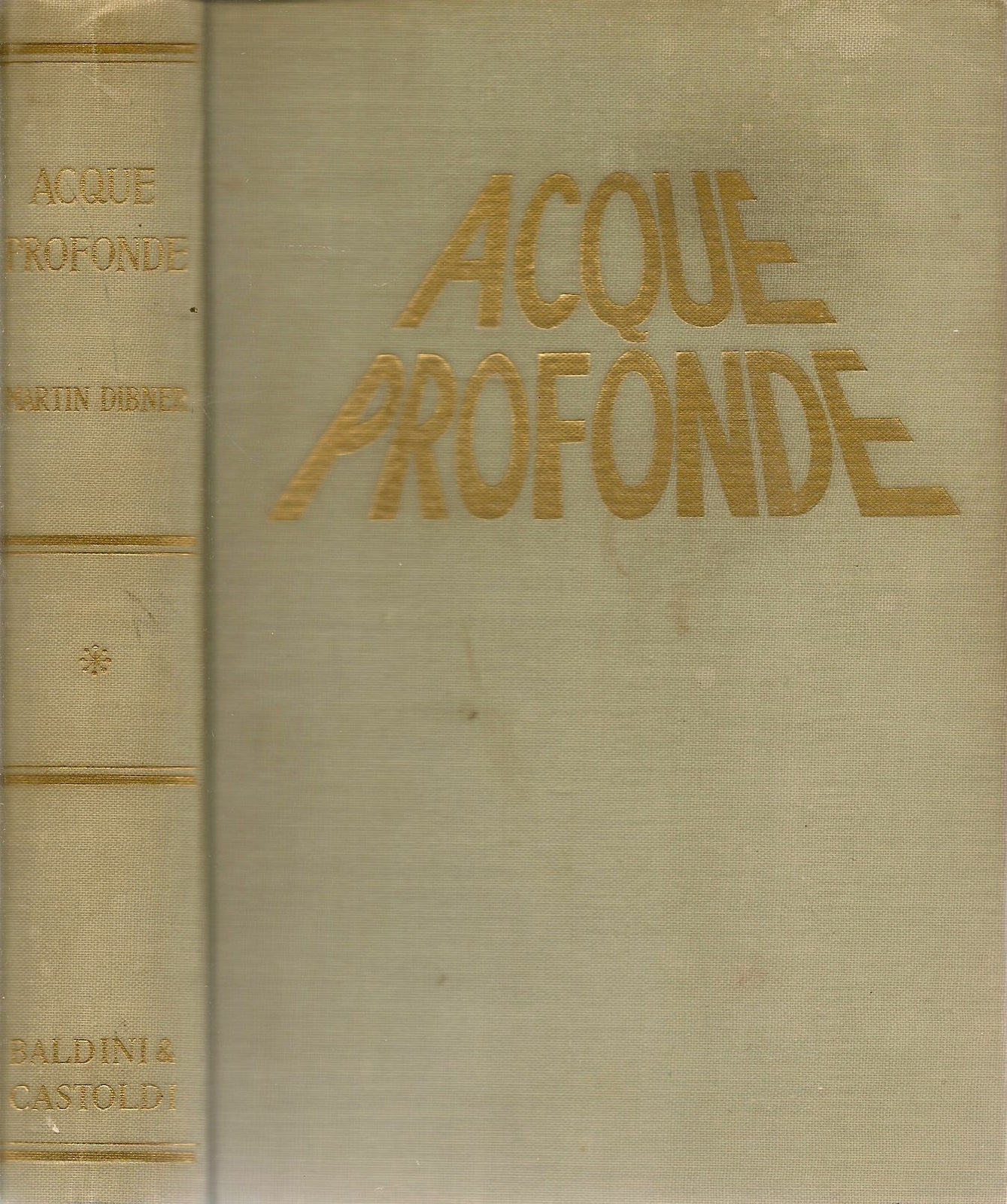ACQUE PROFONDE - MARTIN DIBNER