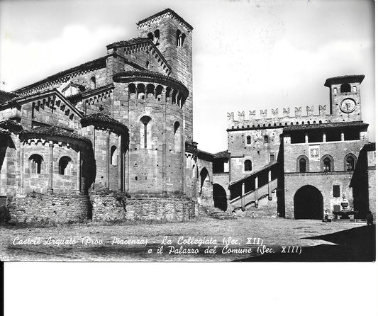 CASTELL'ARQUATO - COLLEGGIATA E PALAZZO DEL COMUNE - NV