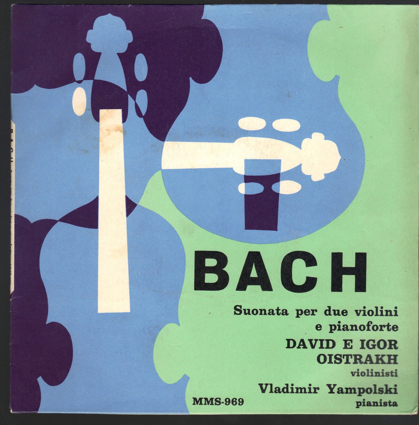 BACH - SUONATA PER DUE VIOLINI E UN PIANOFORTE - DAVID e IGOR OISTRAKH