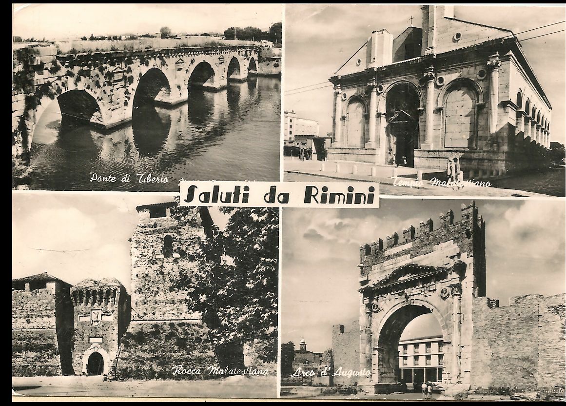 RIMINI - QUATTRO VEDUTE - V1963