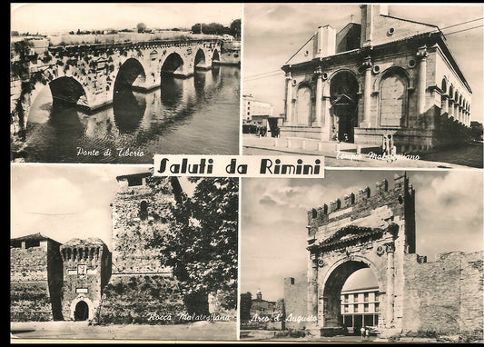 RIMINI - QUATTRO VEDUTE - V1963