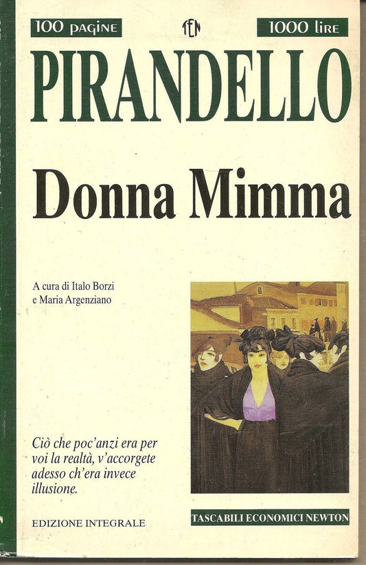 DONNA MIMMA - LUIGI PIRANDELLO