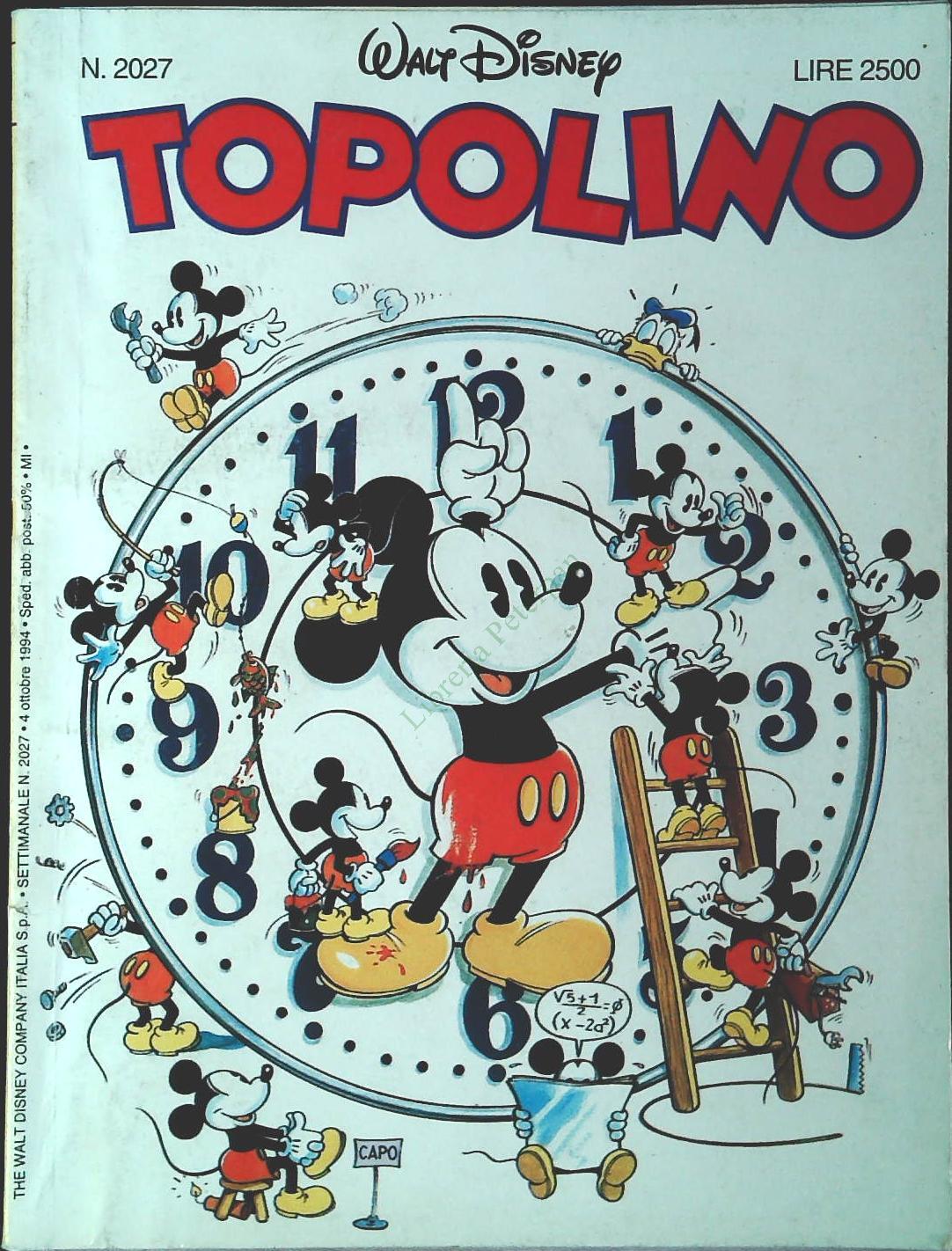 TOPOLINO N. 2027 - 4 OTTOBRE 1994