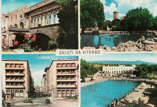 SALUTI DA VITERBO - QUATTRO VEDUTE - NV