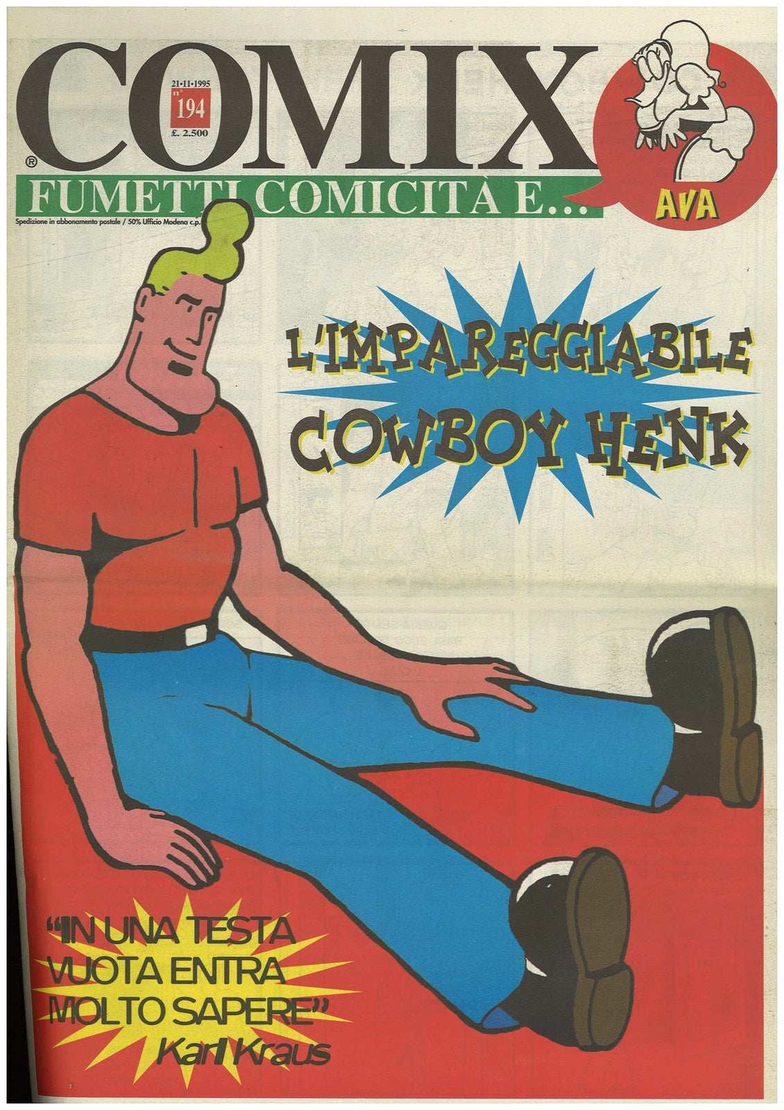 COMIX 21 NOVEMBRE 1995