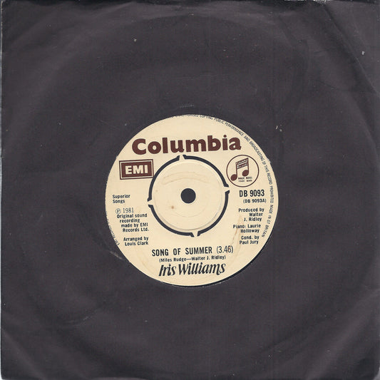 SONG OF SUMMER - ALL OR NOTHING AT ALL # IRIS WILLIAMS