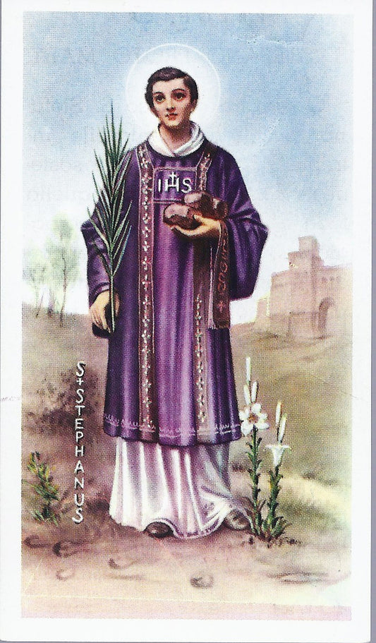 S. STEPHANUS PROTO MART. - SANTINO - AS015-269 - Ed. Eb