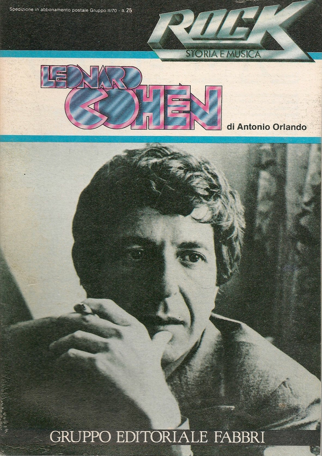 LEONARD COHEN - ANTONIO ORLANDO - ROCK STORIA E MUSICA