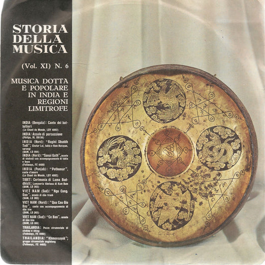 STORIA DELLA MUSICA - VOL XI  N. 6 - MUSICA DOTTA E POPOLARE IN INDIA E REGIONI