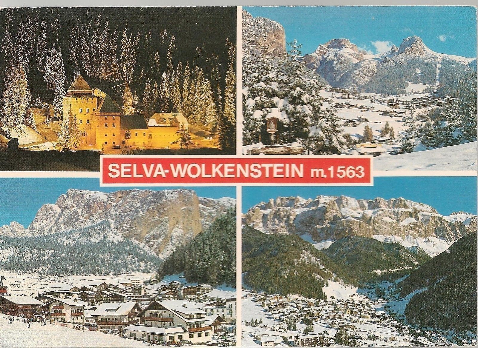 SELVA GARDENA/WOLKENSTEIN - 4 VEDUTE - V1986