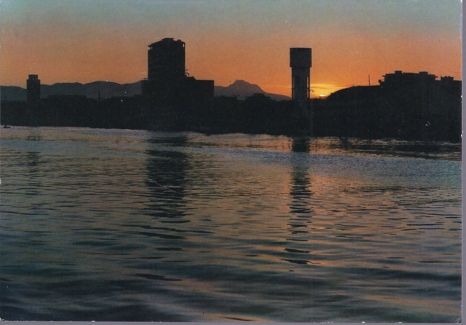 PESCARA - PORTO CANALE - TRAMONTO - V 1965 - FG