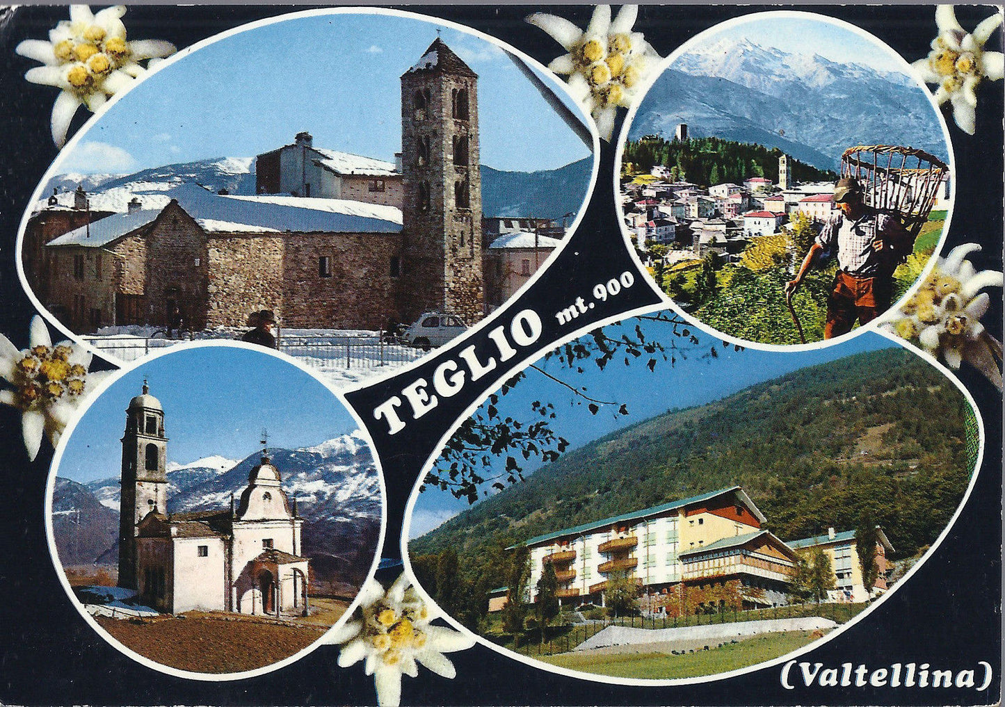 TEGLIO - 4 VEDUTE - V 1973 - FG