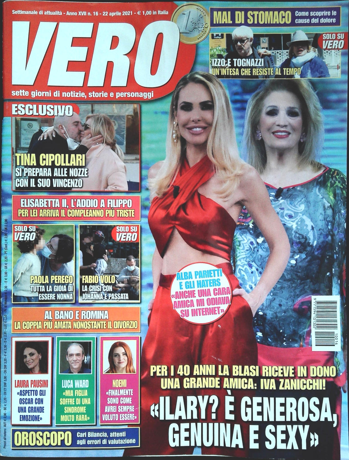 VERO 22 APRILE 2021 - ILARY BLASY-PAOLA PEREGO-FABUIO VOLO-LAURA PAUSINI