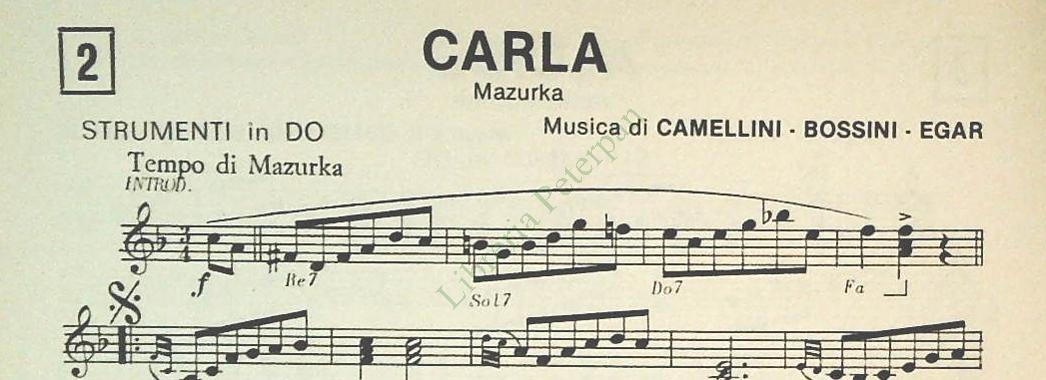 LISCIO 81 - 7 BRANI  SPARTITO-SHEET MUSIC