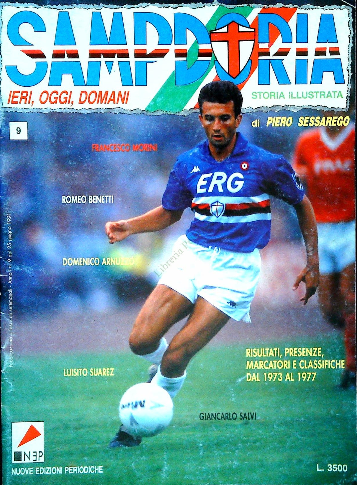 SAMPDORIA IERI OGGI DOMANI - FASCICOLO N. 9 - OUTLET DEL LIBRO
