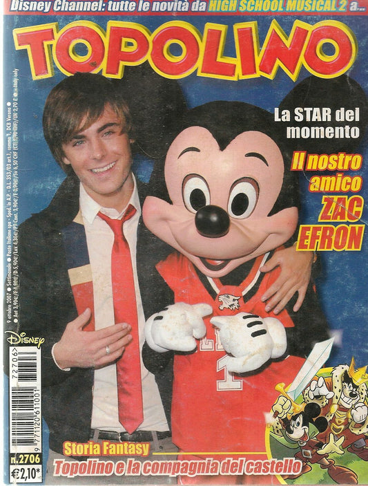 TOPOLINO N. 2706 - 9 OTTOBRE 2007