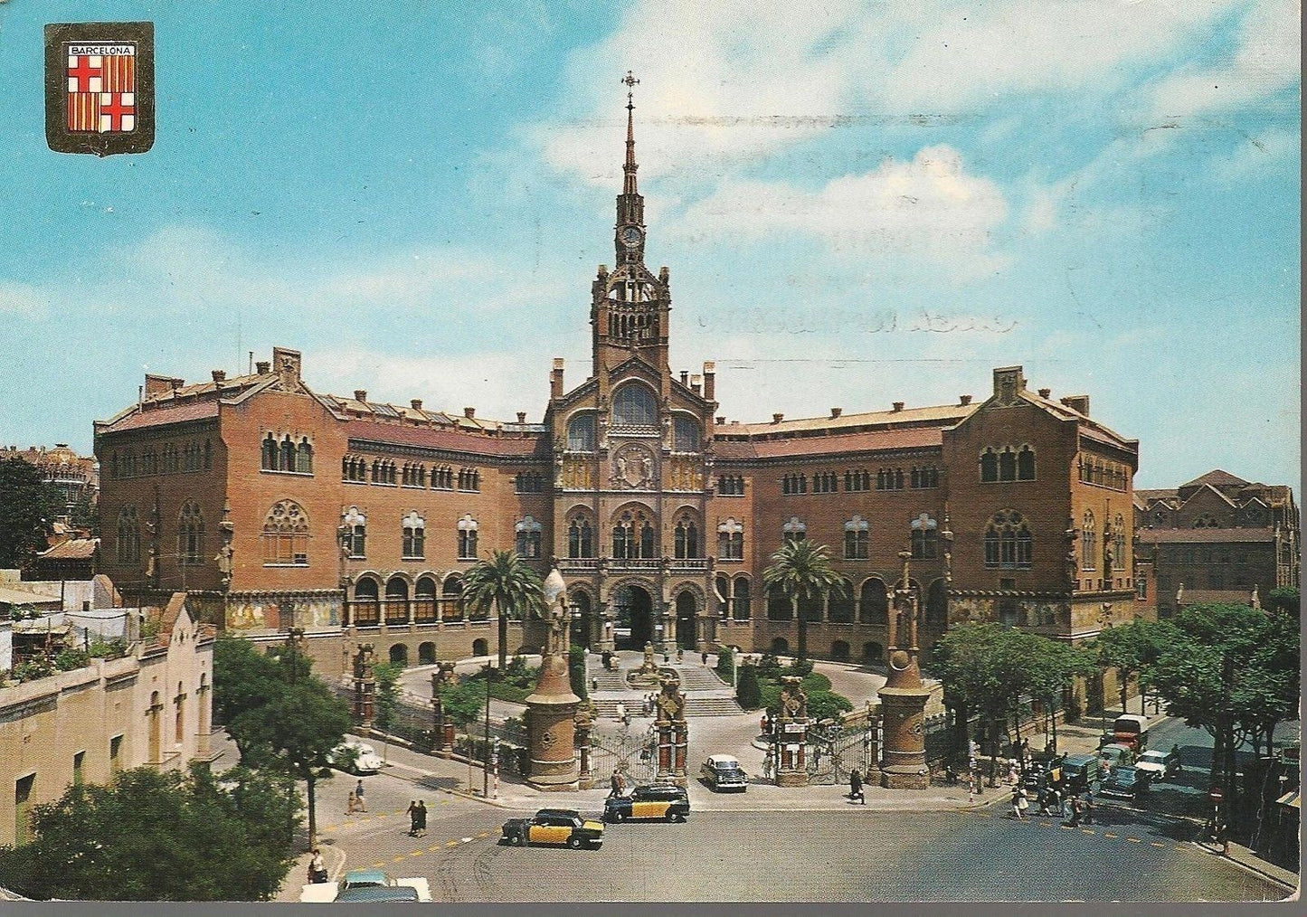 BARCELLONA - HOSPITAL DE LA SANTA CRUZ Y DE SAN PABLO - V197