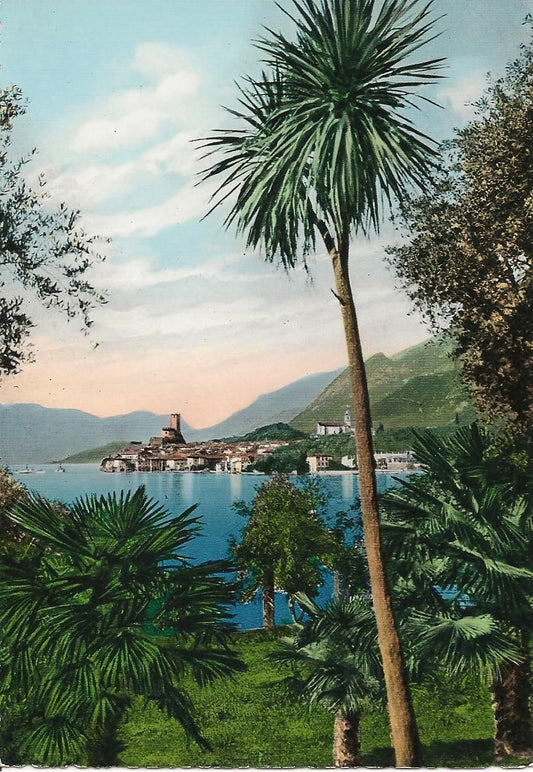 MALCESINE - PANORAMA - ACQUARELLATA - NV