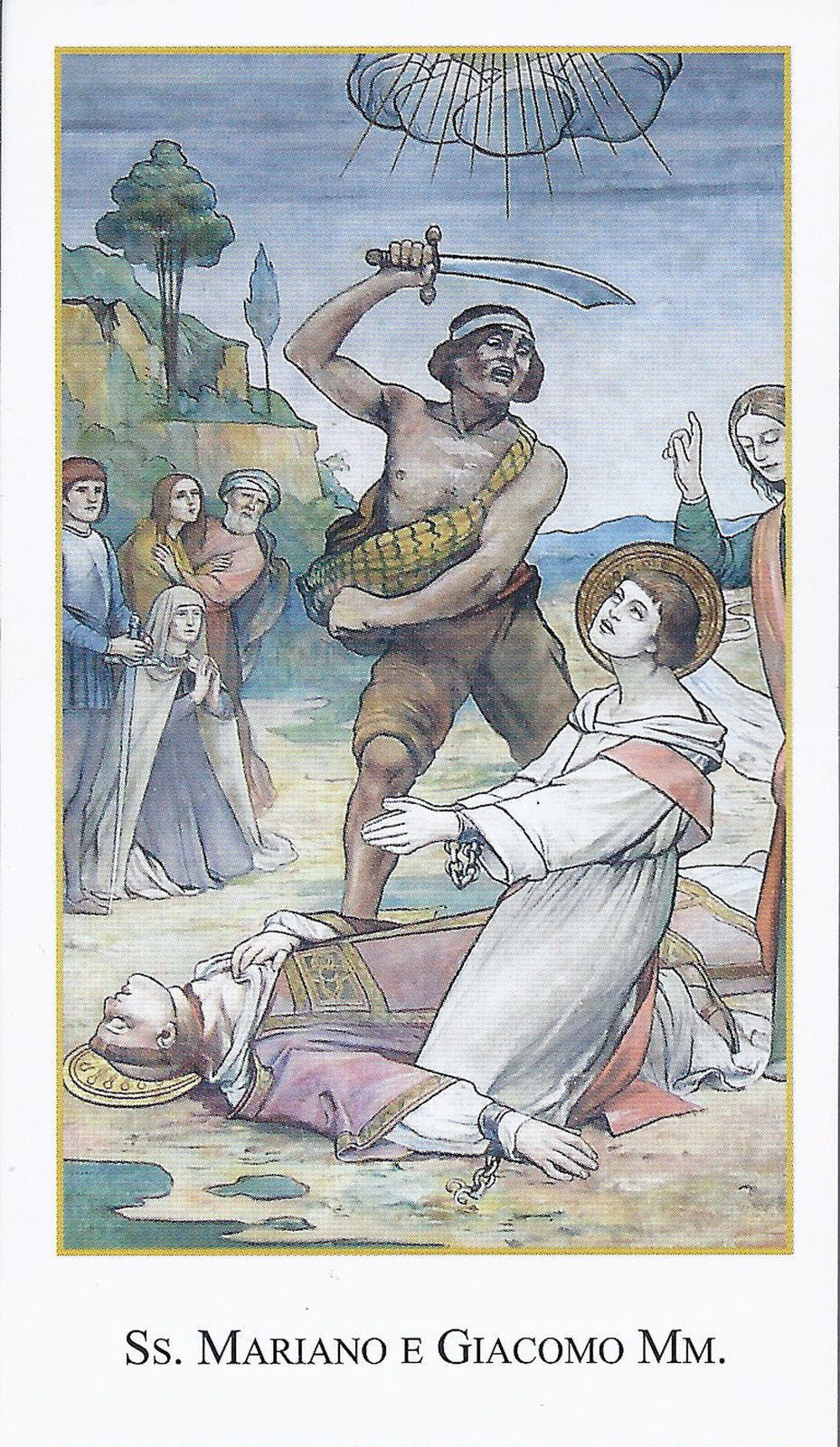 SS. MARIANO E GIACOMO MM. - SANTINO - AS013-192 - Ed. Paco