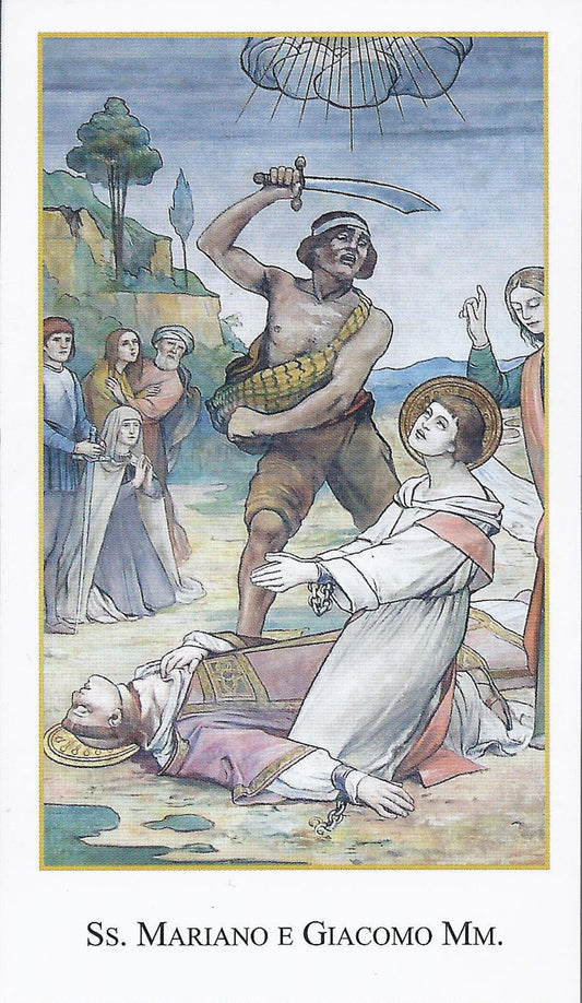 SS. MARIANO E GIACOMO MM. - SANTINO - AS013-192 - Ed. Paco