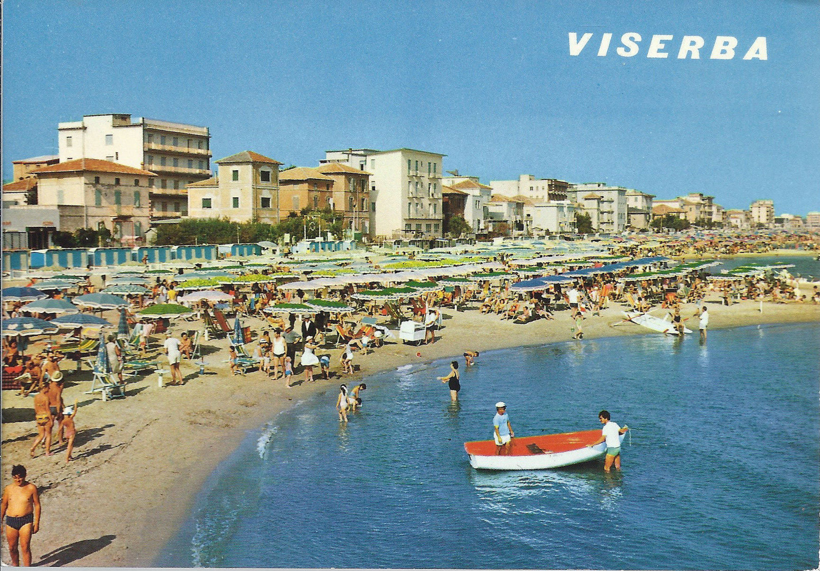 VISERBA - ALBERGHI E SPIAGGIA VISTI DAL MARE - NV