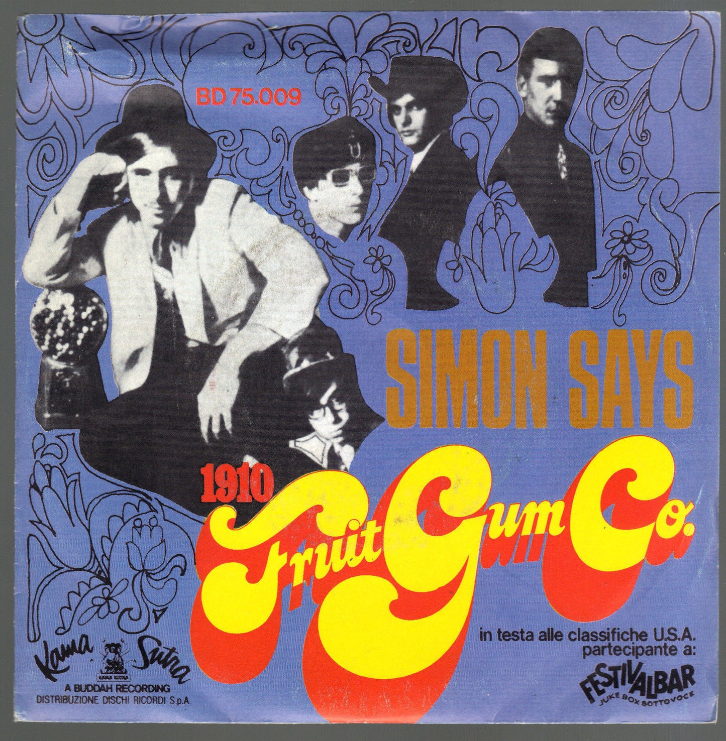 SIMON SAYS - 1,2,3, RED LIGHT # 1910 FRUITGUM CO. (PEACE&LOVE '60)