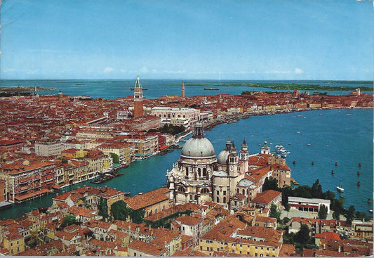 VENEZIA - VEDUTA AEREA DEL BACINO DI S. MARCO - NV