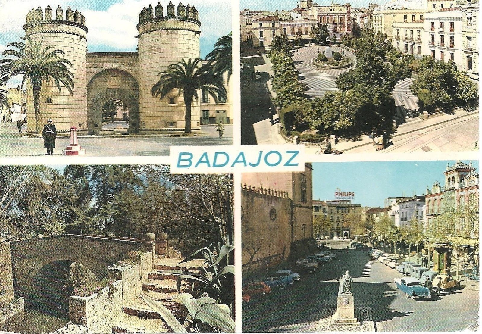 BADAJOZ - ESTREMADURA - 4 VEDUTE/4 IMAGINES - V IN BUSTA/V E