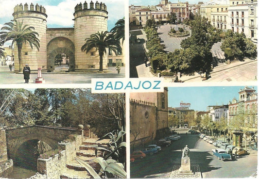 BADAJOZ - ESTREMADURA - 4 VEDUTE/4 IMAGINES - V IN BUSTA/V E